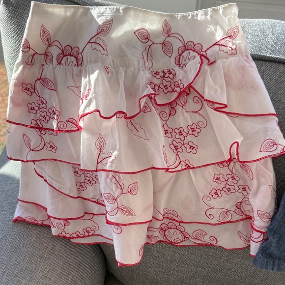 Bundle of skirts- Floral & Denim Kids Skorts - Picture 8 of 12